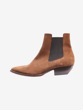 Brown Chelsea boots - size EU 42