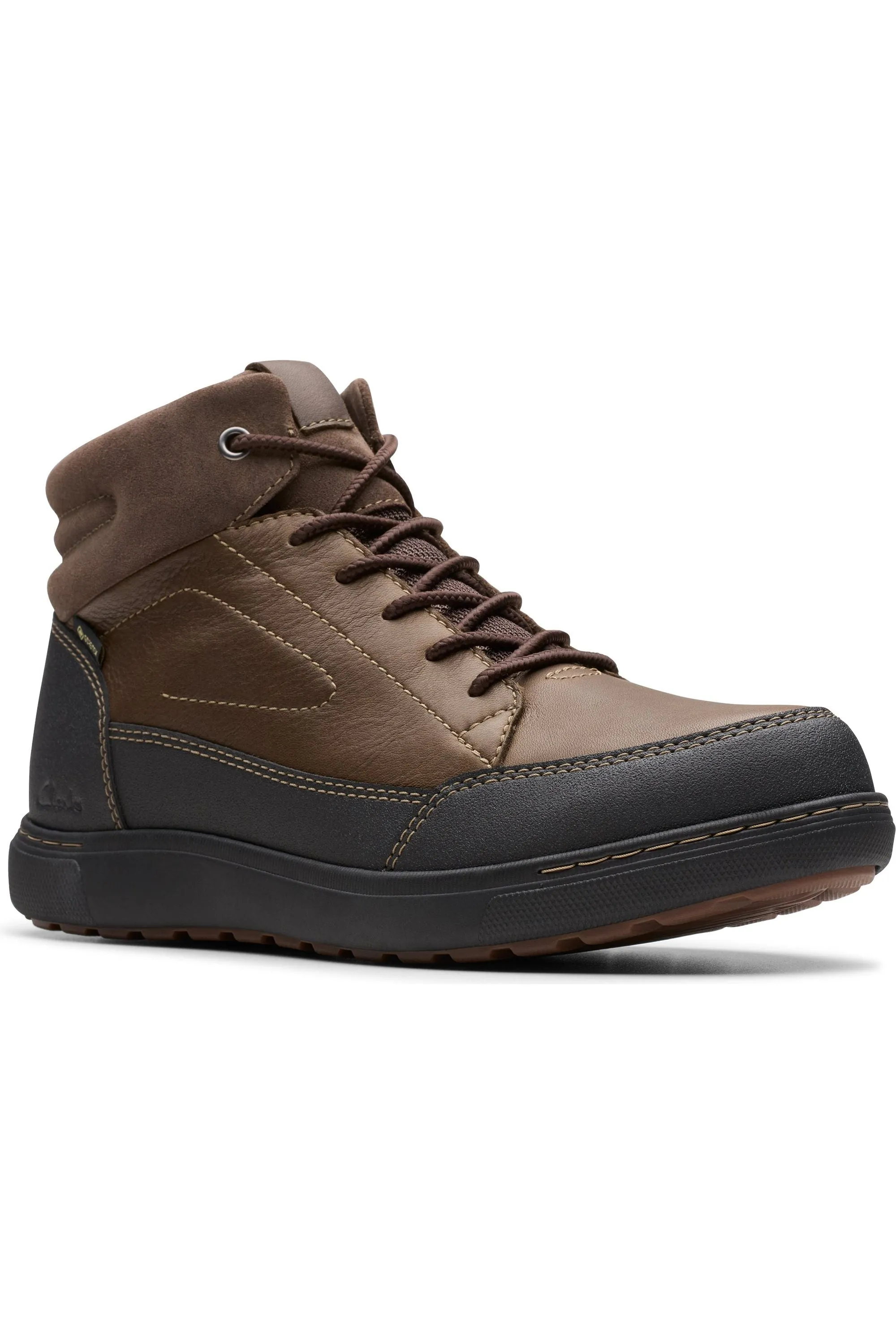 Clarks Mapstone Hi GTX in Dark Brown