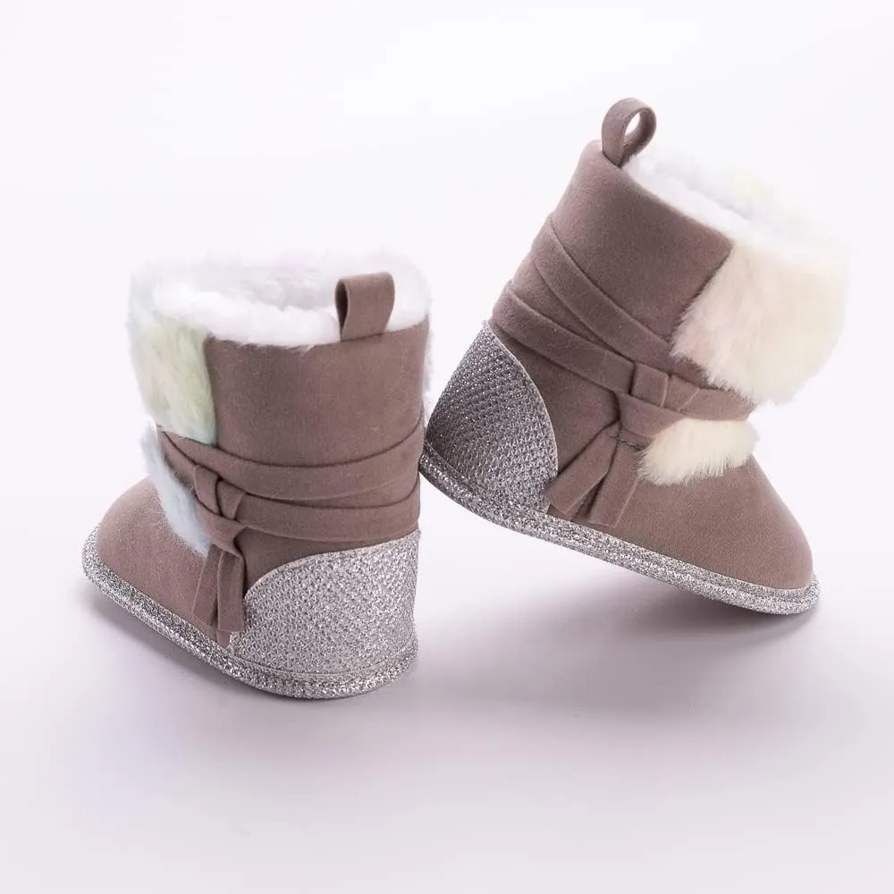 Infant Snow Boots Premium Soft Sole Anti-Slip Warm Winter Prewalker Toddler Boots