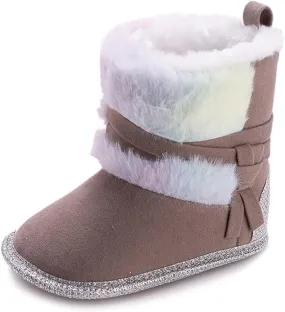 Infant Snow Boots Premium Soft Sole Anti-Slip Warm Winter Prewalker Toddler Boots