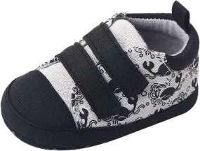Infant Toddler Boys Girls Sports Shoes Flat Bottom Light Double Hook Loop Animal Print 2024 Fashion Trendy Shoes