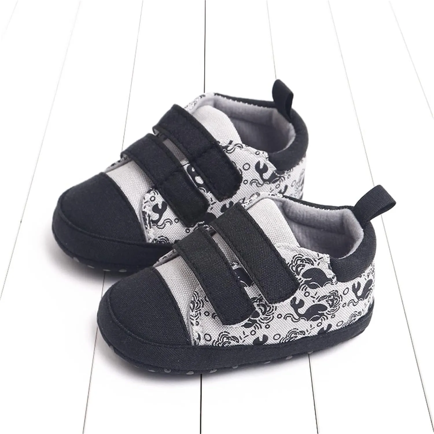 Infant Toddler Boys Girls Sports Shoes Flat Bottom Light Double Hook Loop Animal Print 2024 Fashion Trendy Shoes