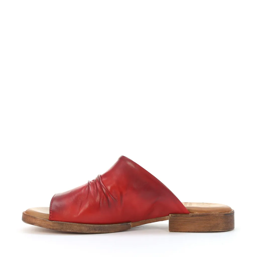 Lion Leather Slides
