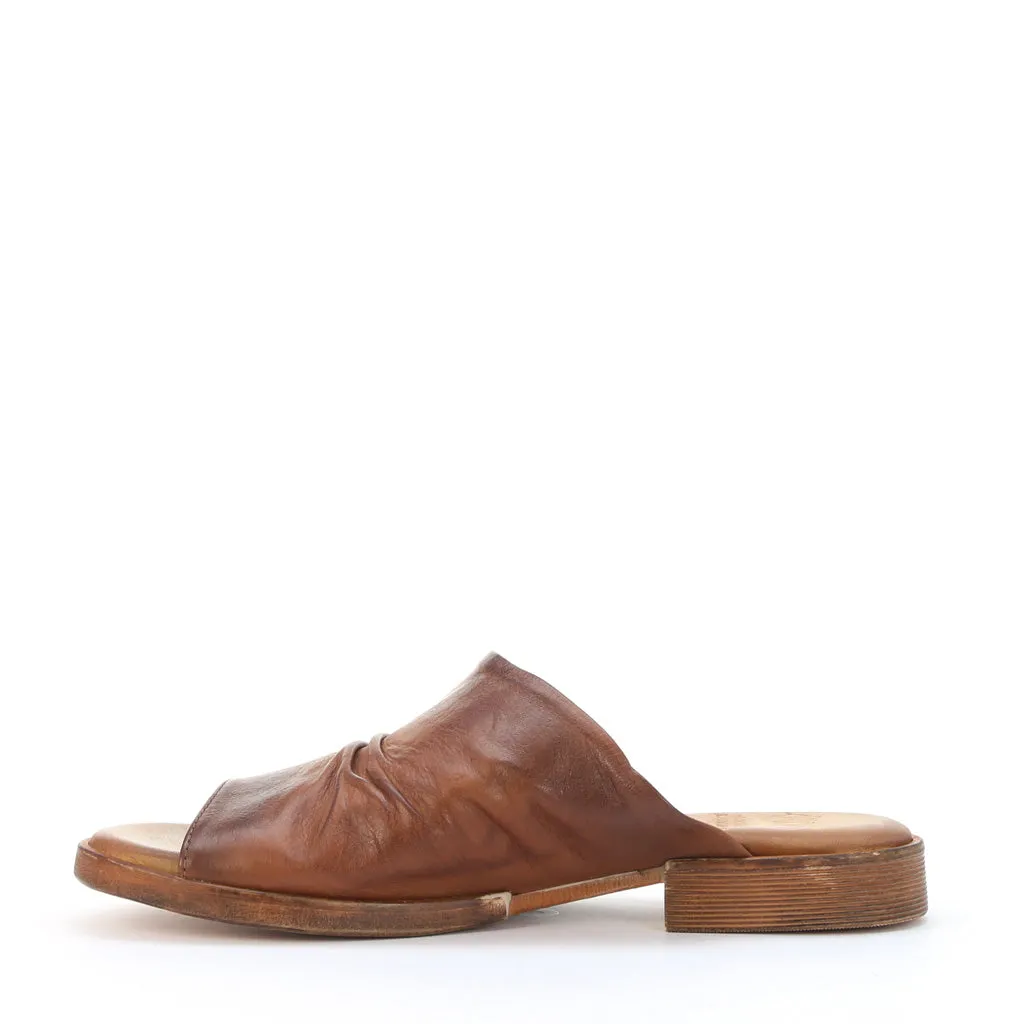 Lion Leather Slides