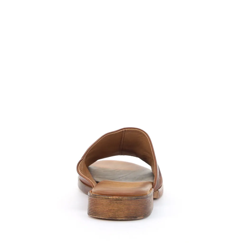 Lion Leather Slides
