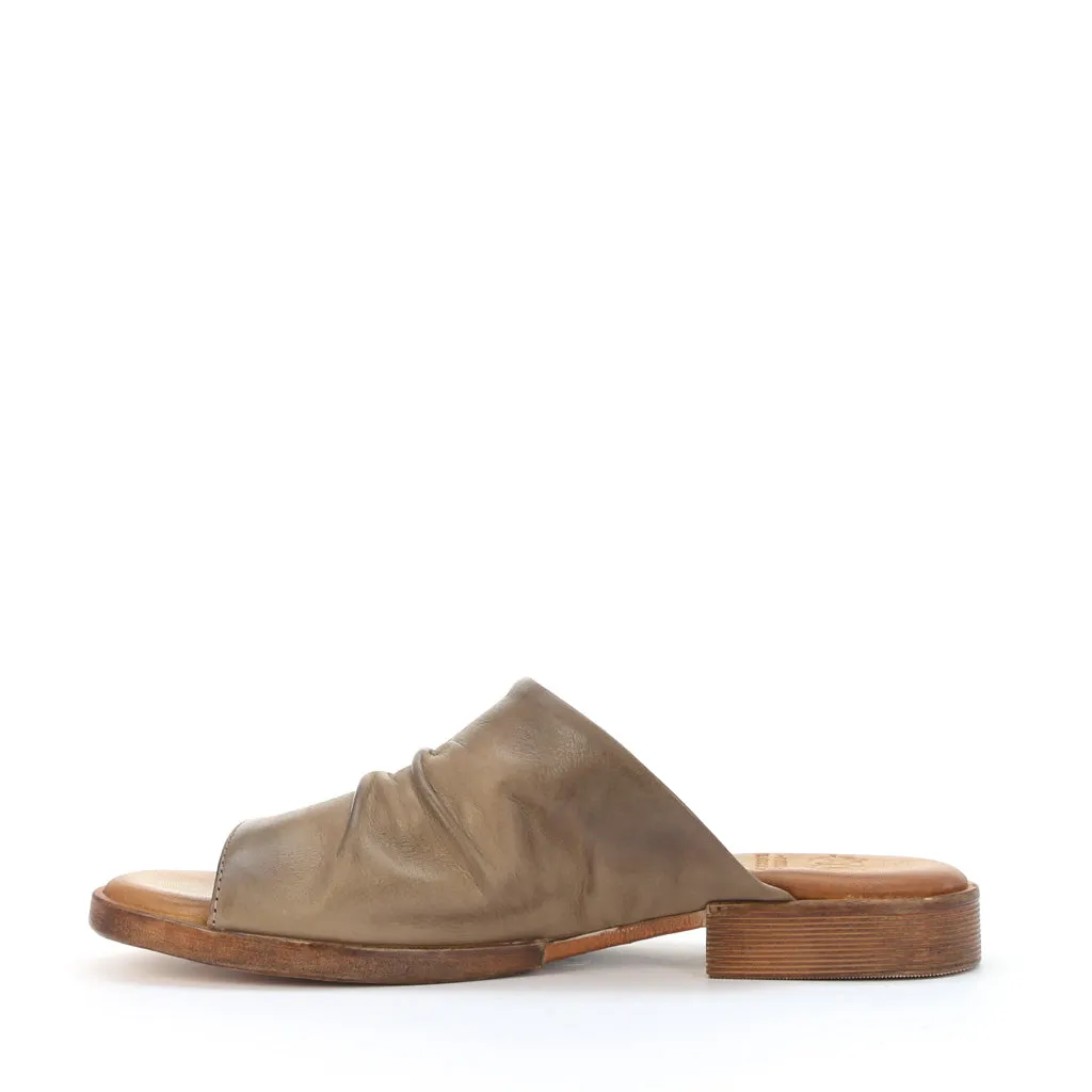Lion Leather Slides