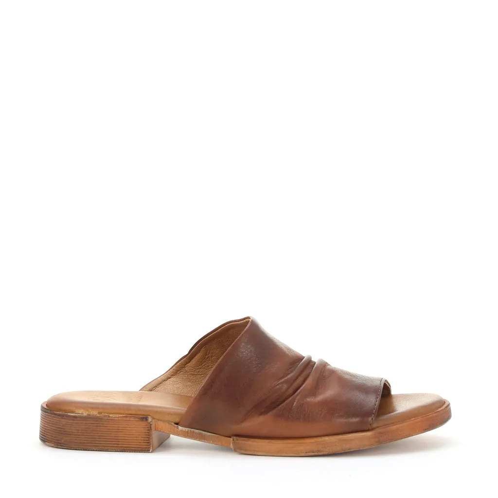 Lion Leather Slides