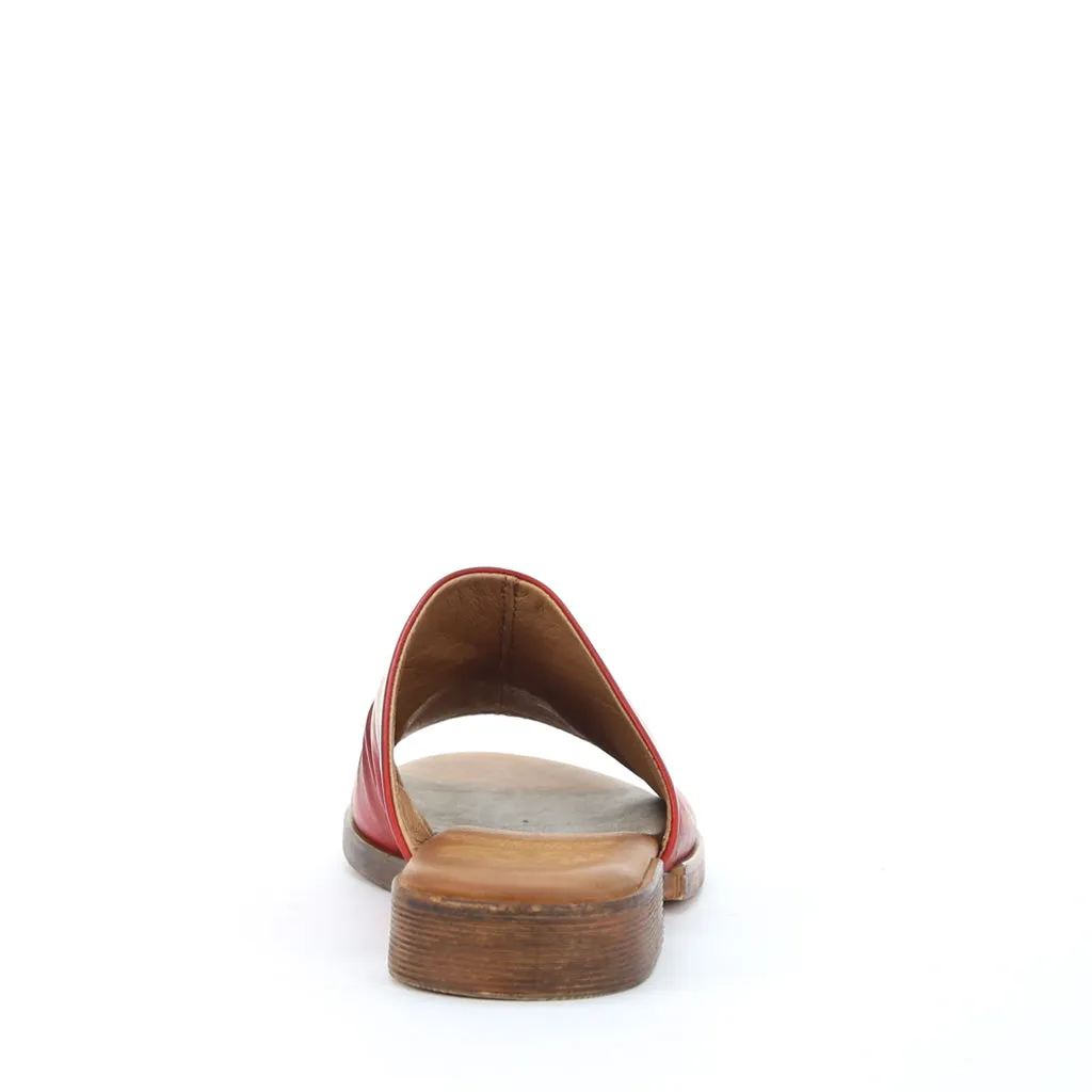 Lion Leather Slides