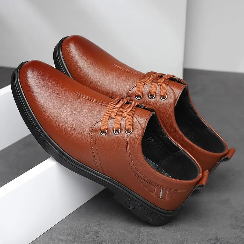Male Business Dress Shoes Man Casual Leather Shoes Men's Shoe Men Loafers Flats Breathable Sport Outdoor Footwear