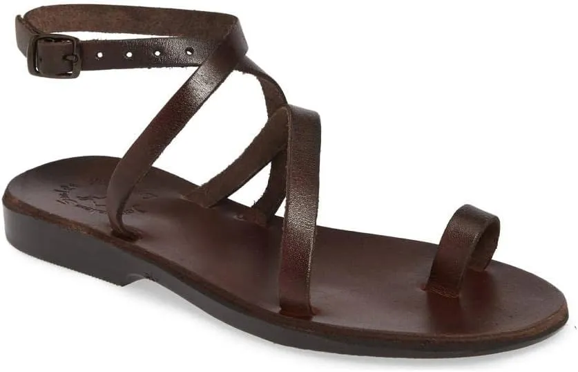 Mara - Leather Thin Ankle Strap Sandal - Womens Sandals