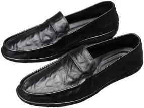Men's Dress Comfort Loafer Mens Casual Loafers Slip On Leather Shoes Lightweight Driving Shoes Moccasins Classic Loafer Flats Boat Shoes