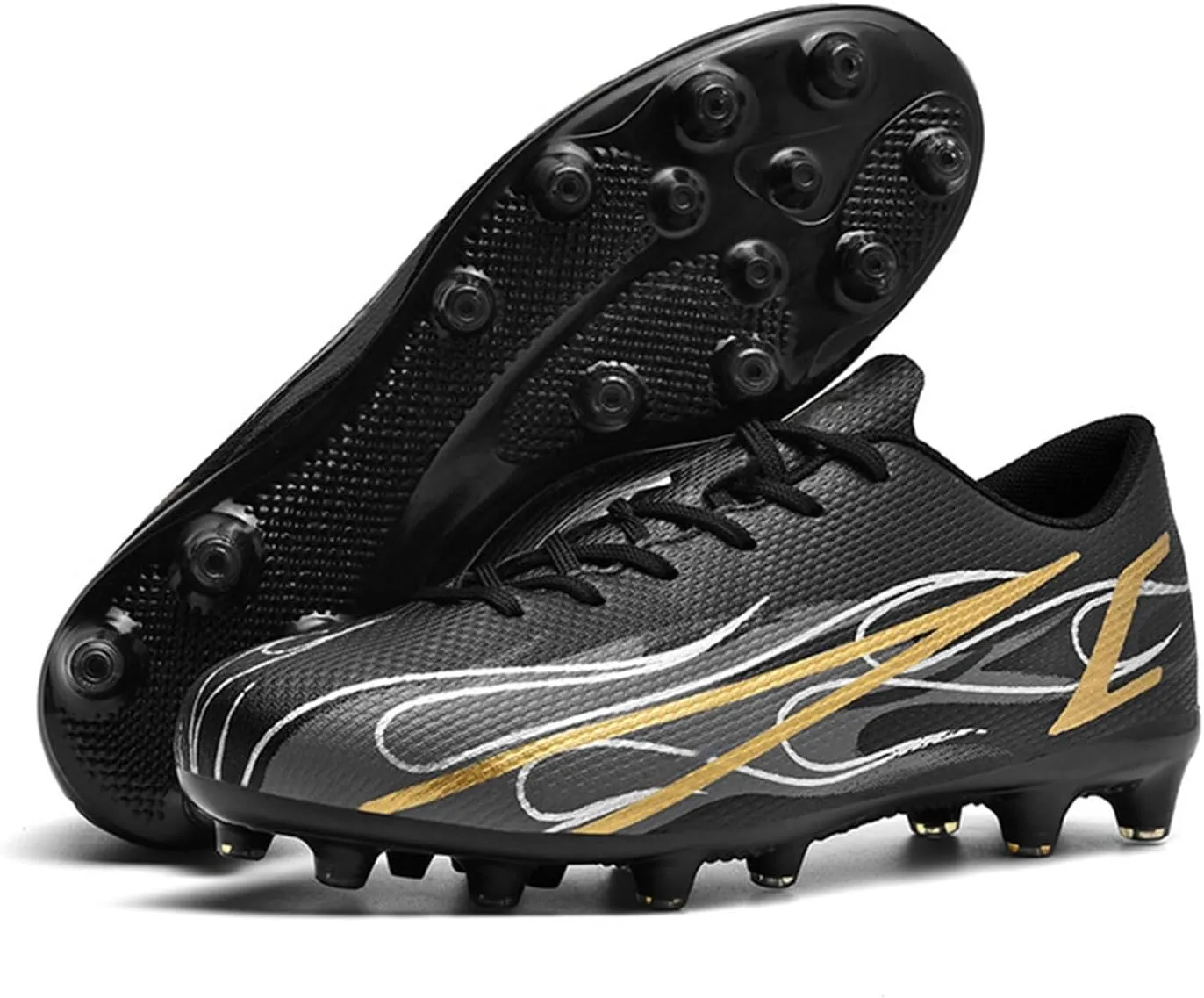 Mens Soccer Cleats Football Boots rofessional Training urf Outdoor Sports Athletic Sneaker for Big Boy's/Kids