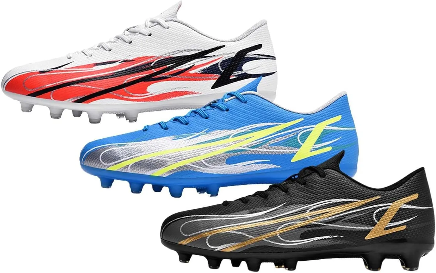 Mens Soccer Cleats Football Boots rofessional Training urf Outdoor Sports Athletic Sneaker for Big Boy's/Kids