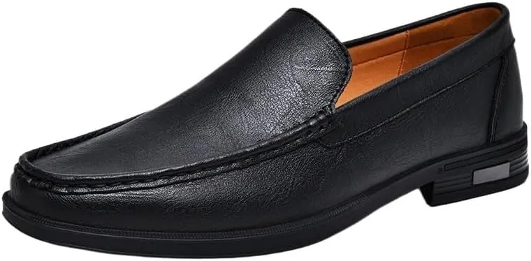 New Business Flat Shoes Men Formal Dress Leather Shoes Men's Loafers British Oxfords Male Wedding Party Shoe