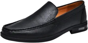 New Business Flat Shoes Men Formal Dress Leather Shoes Men's Loafers British Oxfords Male Wedding Party Shoe