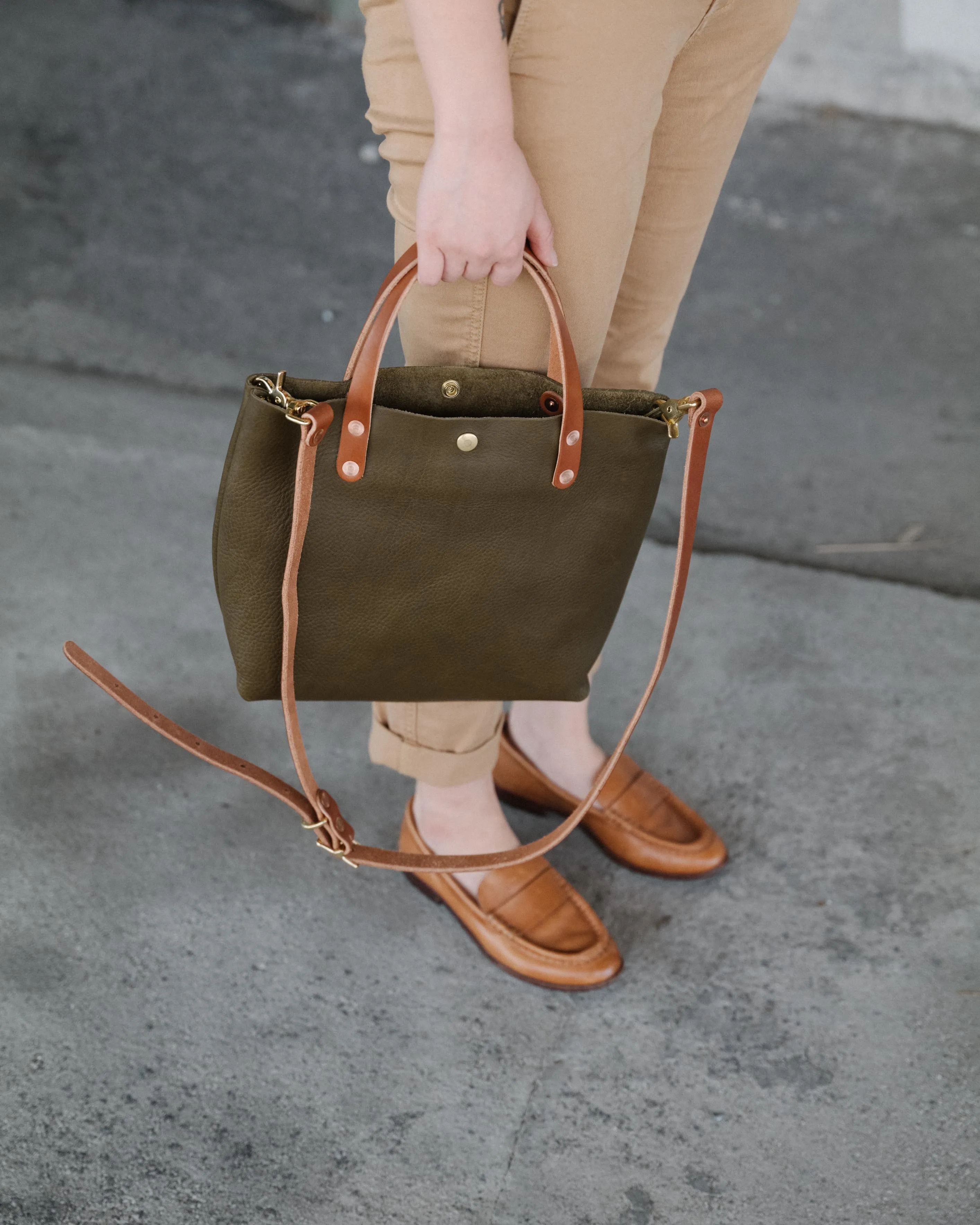 Olive Cypress Mini Tote
