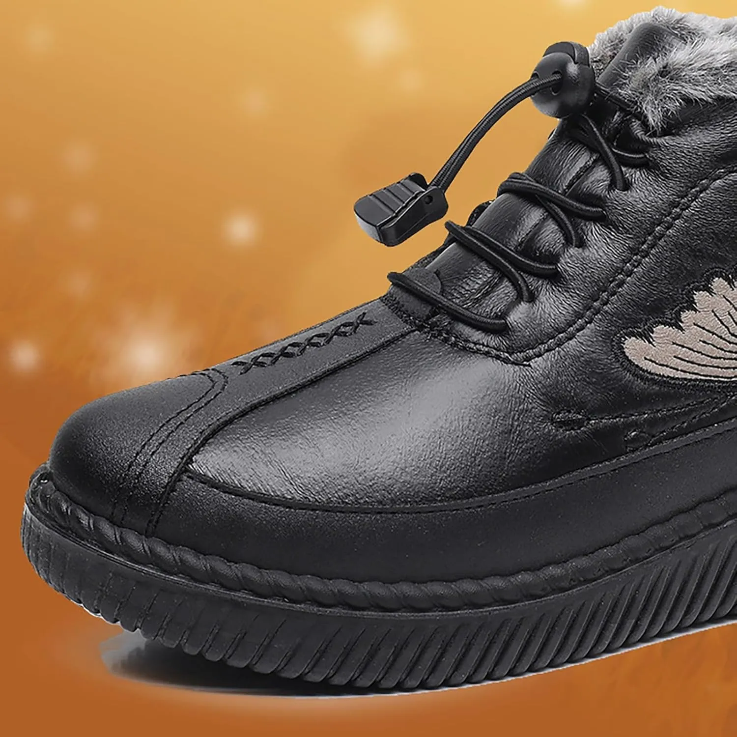 Rain Boots for Women Casual Sneakers Breathable Flat Casual Shoes Winter Padded Warm Womens Short Boots Winter