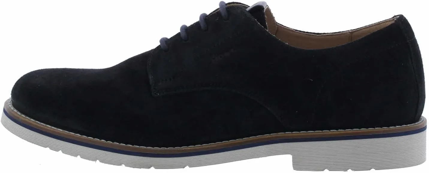 Sioux Men's Derby Oxford Flat, darkblue, 12.5