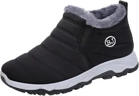Snow Boots Women Wide Ladies Slip On Winter Boots Snow Boots for Women Winter Boot with Comfort Womens Snow Ankle Boot Black Boots for Women Winter Booties for Men