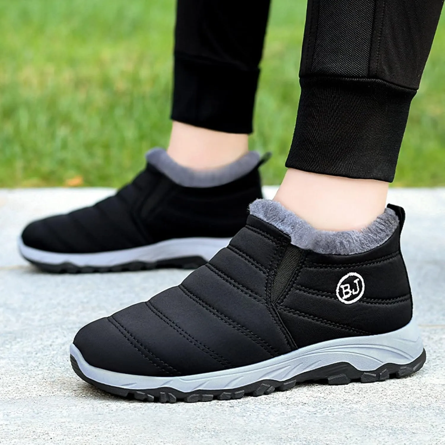 Snow Boots Women Wide Ladies Slip On Winter Boots Snow Boots for Women Winter Boot with Comfort Womens Snow Ankle Boot Black Boots for Women Winter Booties for Men