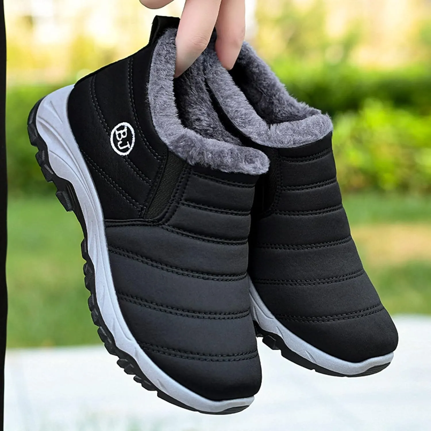 Snow Boots Women Wide Ladies Slip On Winter Boots Snow Boots for Women Winter Boot with Comfort Womens Snow Ankle Boot Black Boots for Women Winter Booties for Men