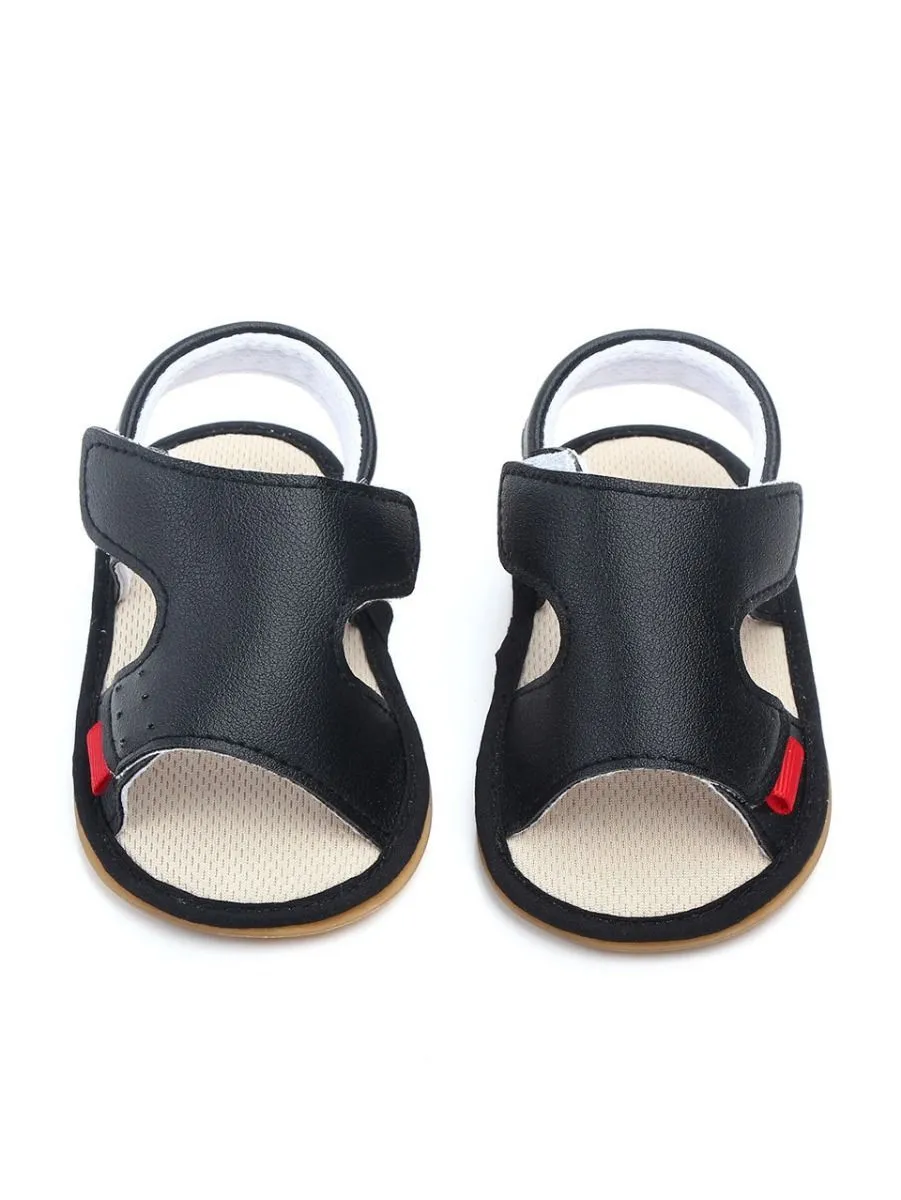 Solid Color Anti-Slip Prewalker Baby Sandals