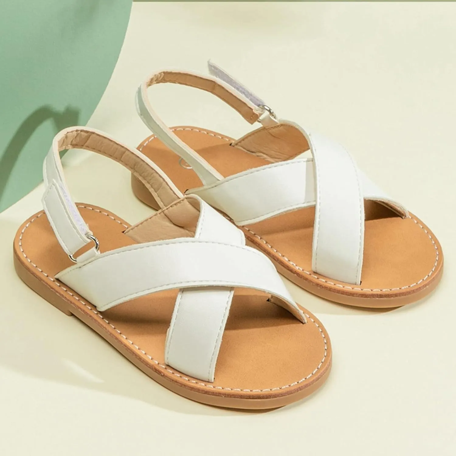 Toddler Open Toe Sandals With Strap Rubber Sole Summer Wide Shoes Baby Boys Comfy Shower Loafers Cute Beach Sandals