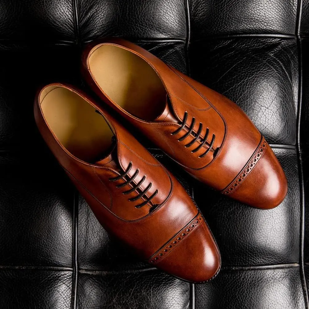UpUGo Waxed Round Shoe Laces, 3/32" Thin Formal Business Oxford Shoelaces for Men or Women's Dress Shoes