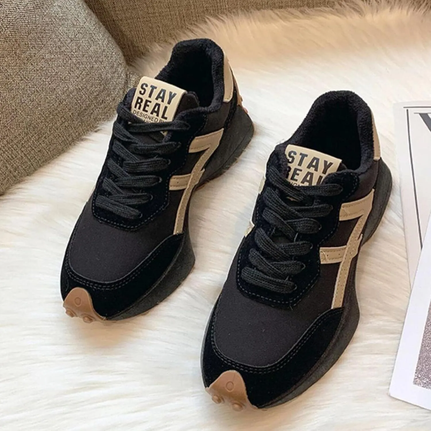 Women Casual Shoes Walking Shoes Lady Sneakers Anti Slip for Sports Workout Trainers Gym Jogging