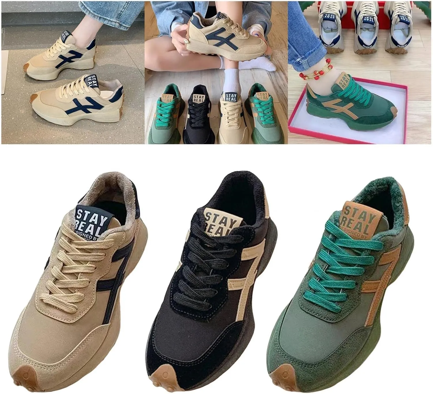 Women Casual Shoes Walking Shoes Lady Sneakers Anti Slip for Sports Workout Trainers Gym Jogging