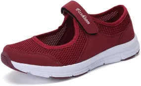 Women's Fashion Sneaker Mesh Slip On Black Non Slip Shoes for Women Comfortable Casual Womens Shoes Women's Leopard Loafers Cheap Sneakers for Women
