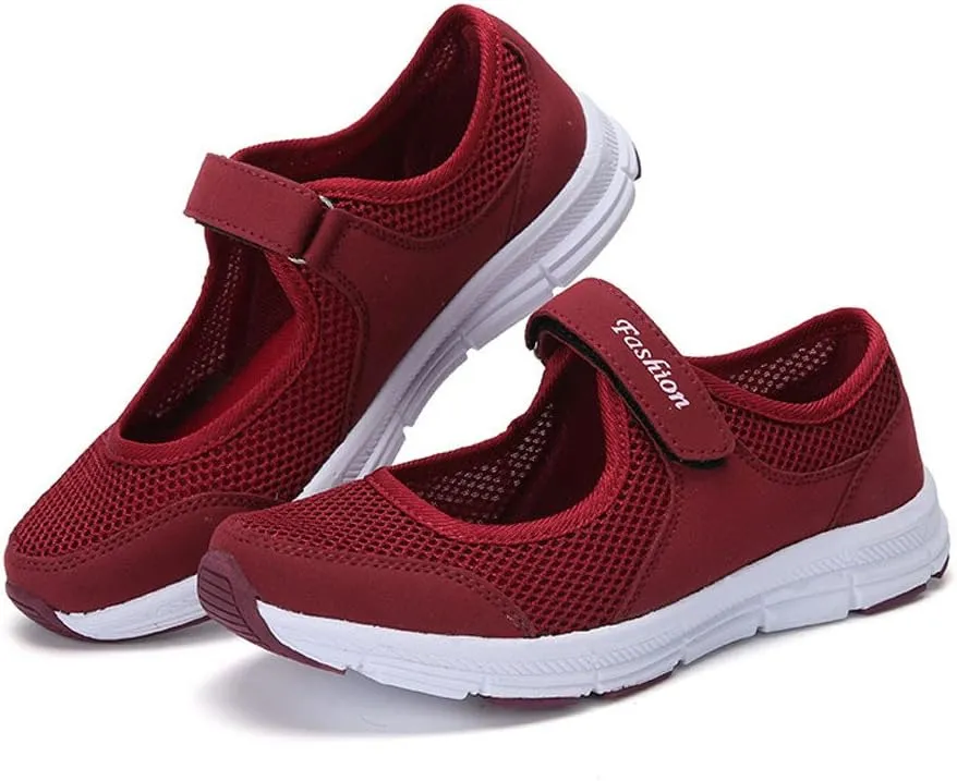 Women's Fashion Sneaker Mesh Slip On Black Non Slip Shoes for Women Comfortable Casual Womens Shoes Women's Leopard Loafers Cheap Sneakers for Women