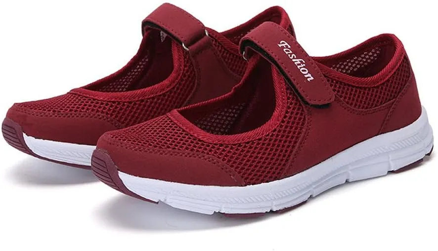 Women's Fashion Sneaker Mesh Slip On Black Non Slip Shoes for Women Comfortable Casual Womens Shoes Women's Leopard Loafers Cheap Sneakers for Women