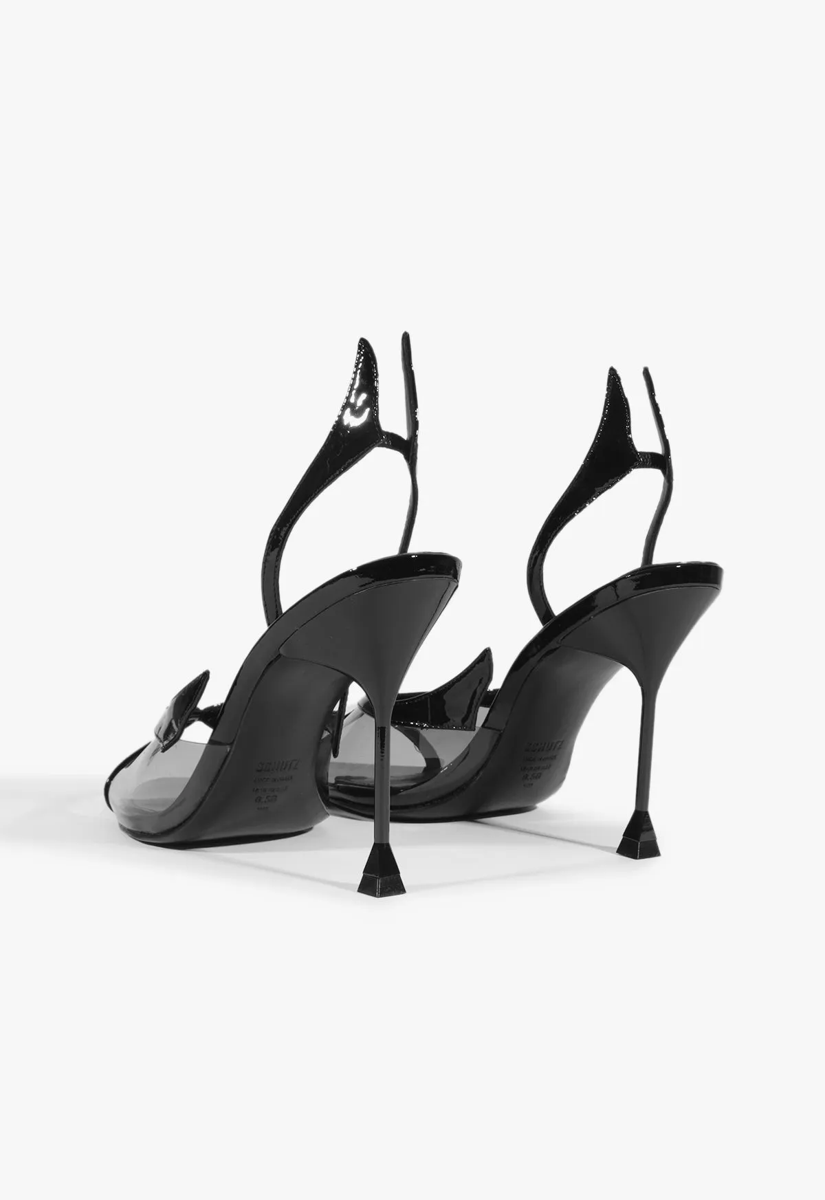 Zya Sling Patent Leather Sandal