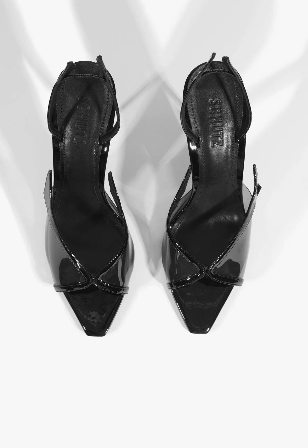 Zya Sling Patent Leather Sandal