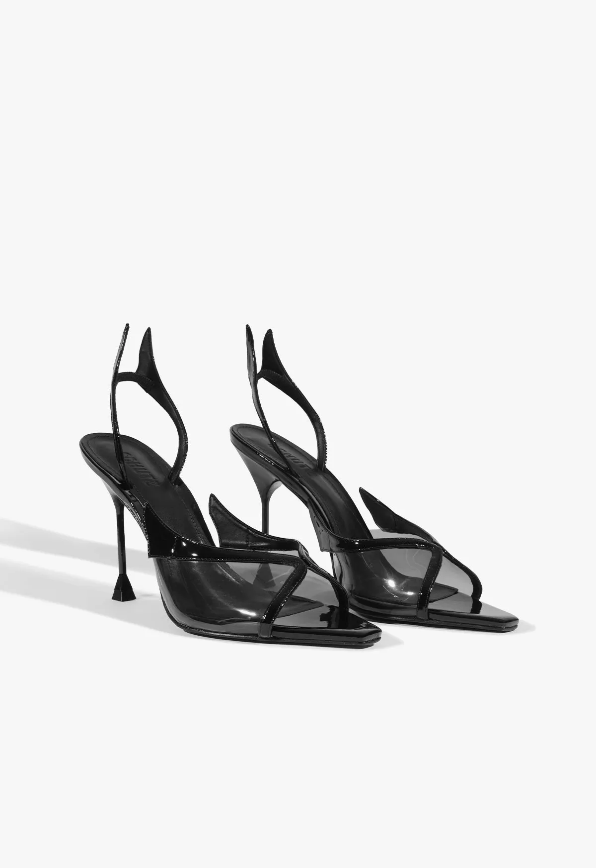 Zya Sling Patent Leather Sandal